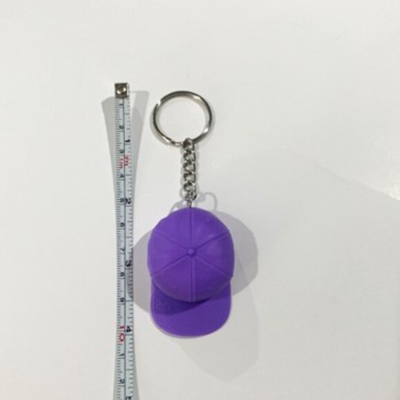 Skechers Purple Baseball Hat Keychain - 4inch Replica Keychain - Picture 6 of 8